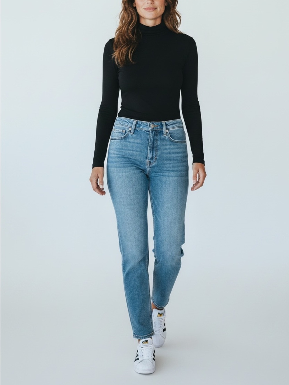 COS Slim Fit Low Rise Cropped Denim Jeans Medium Wash Size 29